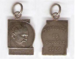 Fig. 2: Anvers i revers de la medalla de Le Roux